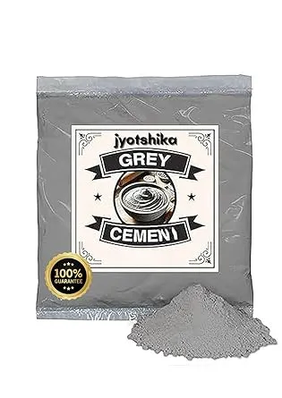 Grey Cement - High Chemical Resistance & Low Permeability, Ideal for Construction, Renovation & Repairing - Universal Adhesive Material (1000 gm)